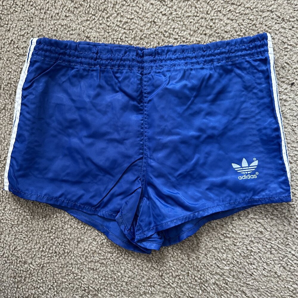 vintage 1980's Adidas nylon shorts